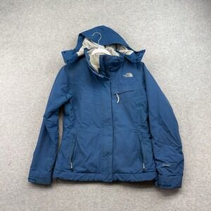 The North Face Inlux Insulated Hyvent Jacket Coat Womens S Lined Full Zip